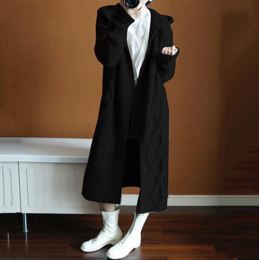 CozyLane Women’s Long Knit Cardigan Coat