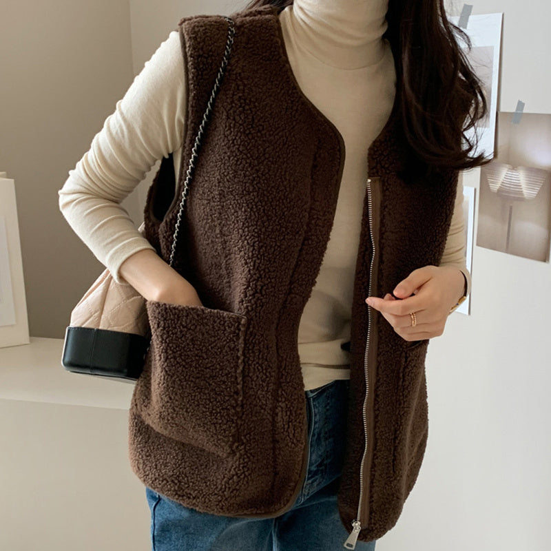 LuxeFleece Women’s Lamb Wool Vest