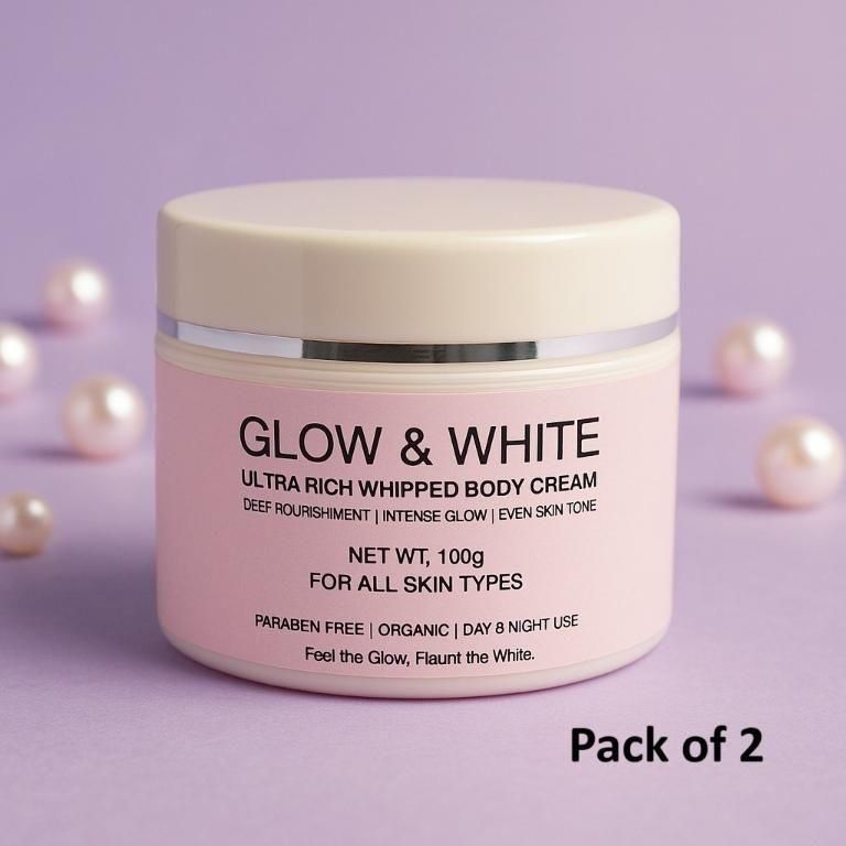 Glow & Glitter Brightening Body Cream Duo (100g x 2)