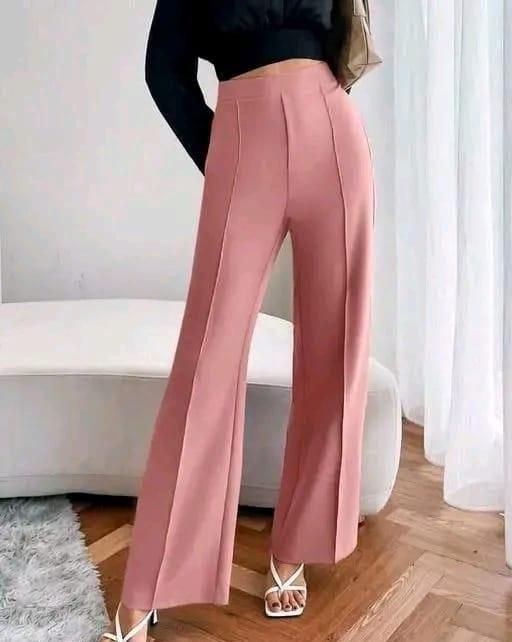 Chic Comfort Women’s Pink Classic Pants