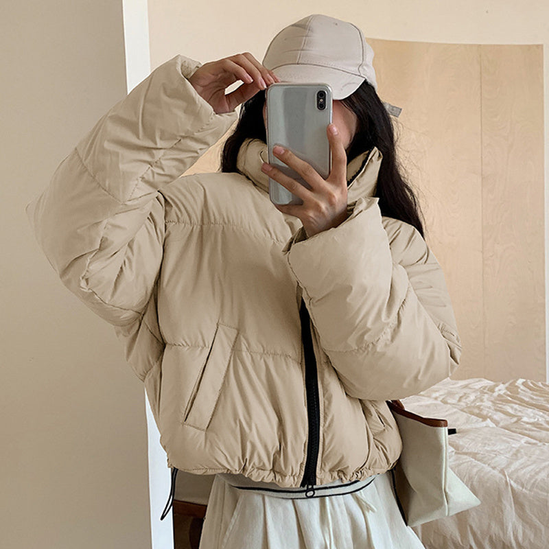 FrostFit Women’s Cropped Puffer Jacket
