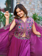 Herbliss Exclusive – Royal Fendy Silk Embroidered Lehenga Choli (Ram-141)