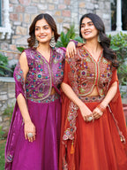 Herbliss Exclusive – Royal Fendy Silk Embroidered Lehenga Choli (Ram-141)