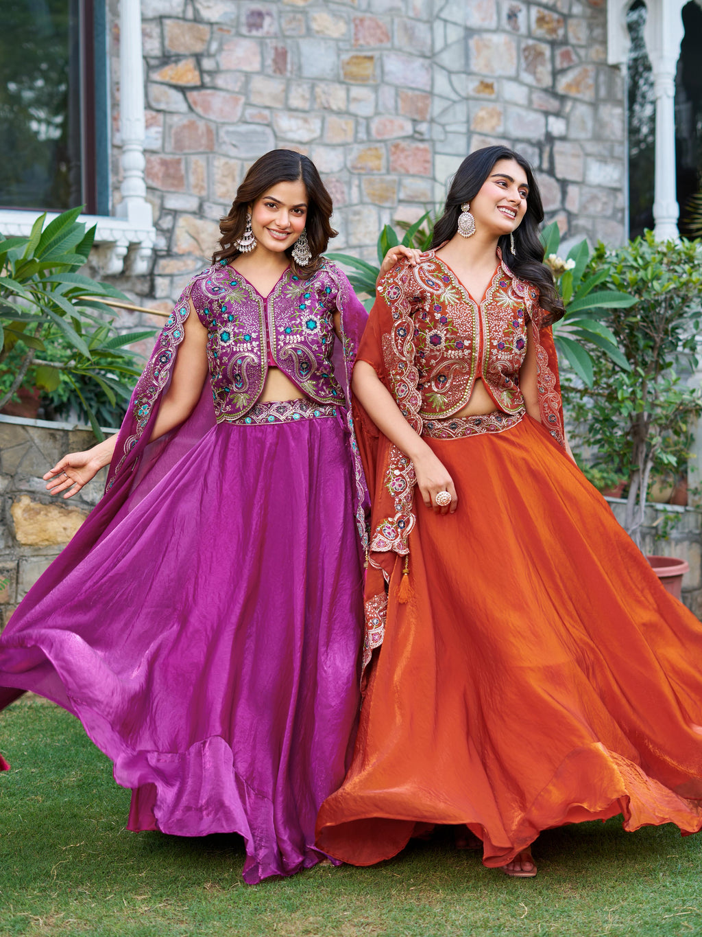 Herbliss Exclusive – Royal Fendy Silk Embroidered Lehenga Choli (Ram-141)