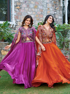 Herbliss Exclusive – Royal Fendy Silk Embroidered Lehenga Choli (Ram-141)