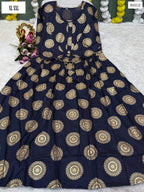 Jaipuri Cotton One-Piece Kurti with Full Flair & Dori Design – W45