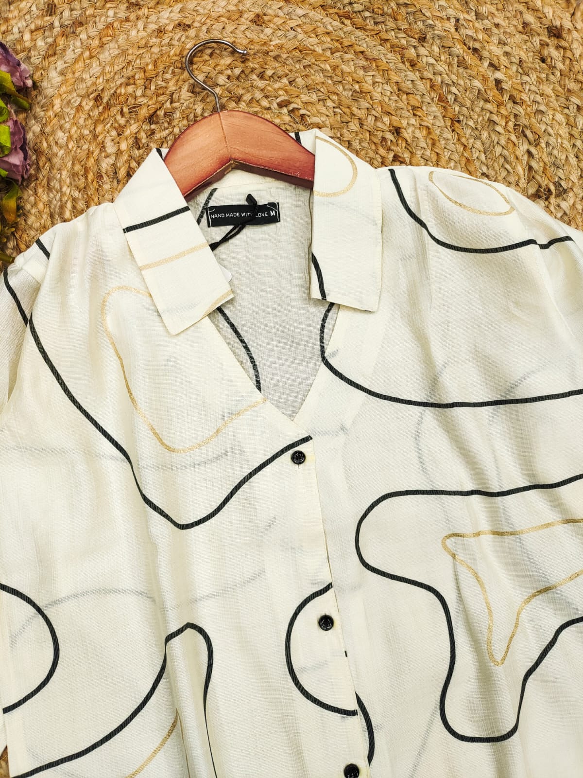 Abstract Printed Kurta Set – Chic Comfort Redefined