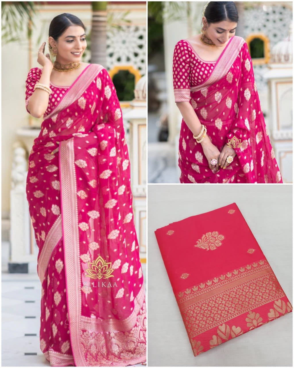 Herbliss Diwali Special – Lichi Silk Jacquard Saree Collection (TWT151)