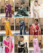 Herbliss Diwali Special – Lichi Silk Jacquard Saree Collection (TWT151)