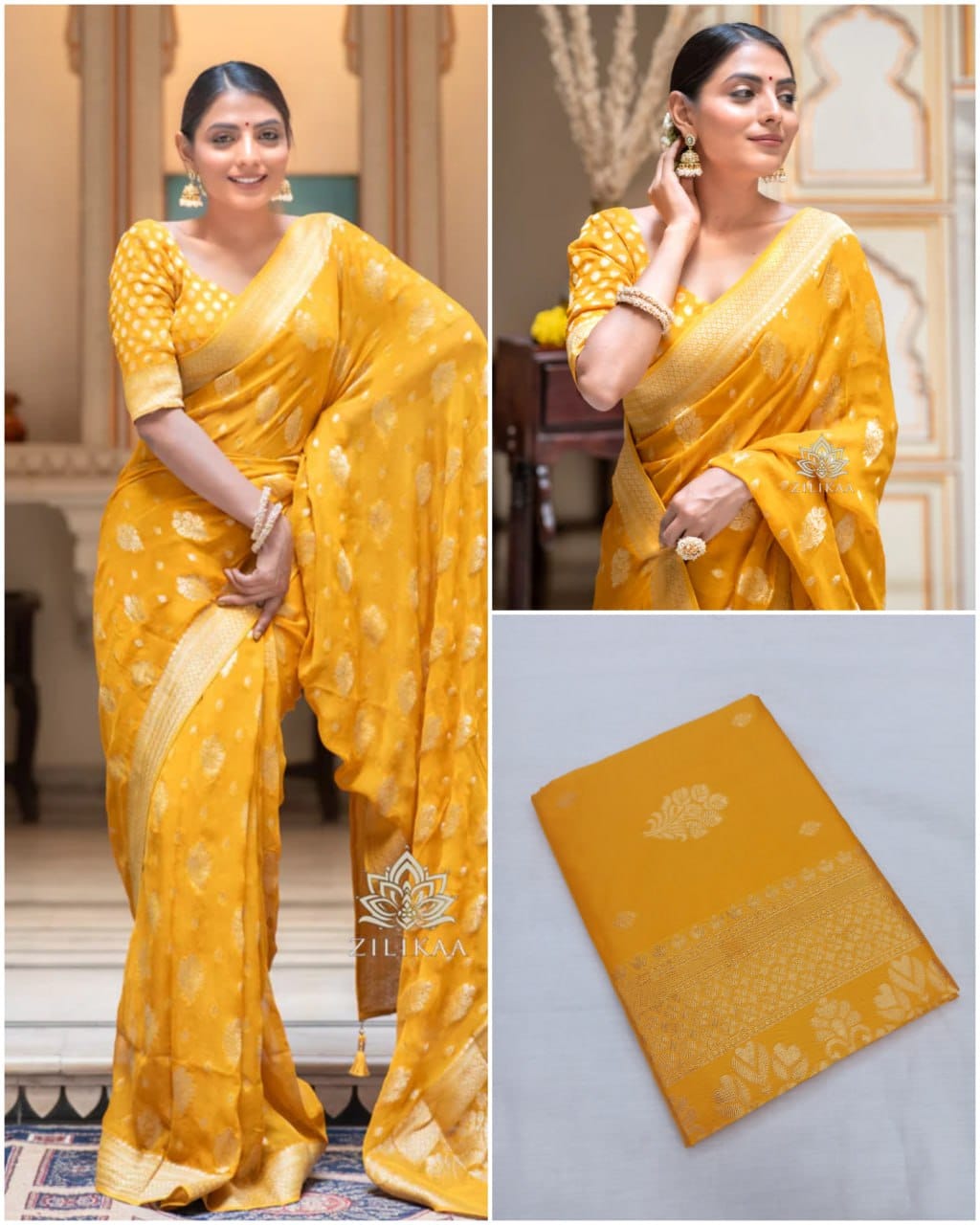 Herbliss Diwali Special – Lichi Silk Jacquard Saree Collection (TWT151)