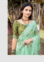 Lotus by Kashvi Tissue Silk Floral Fancy Saree – Elegant Tissue Silk Fancy Floral Collection