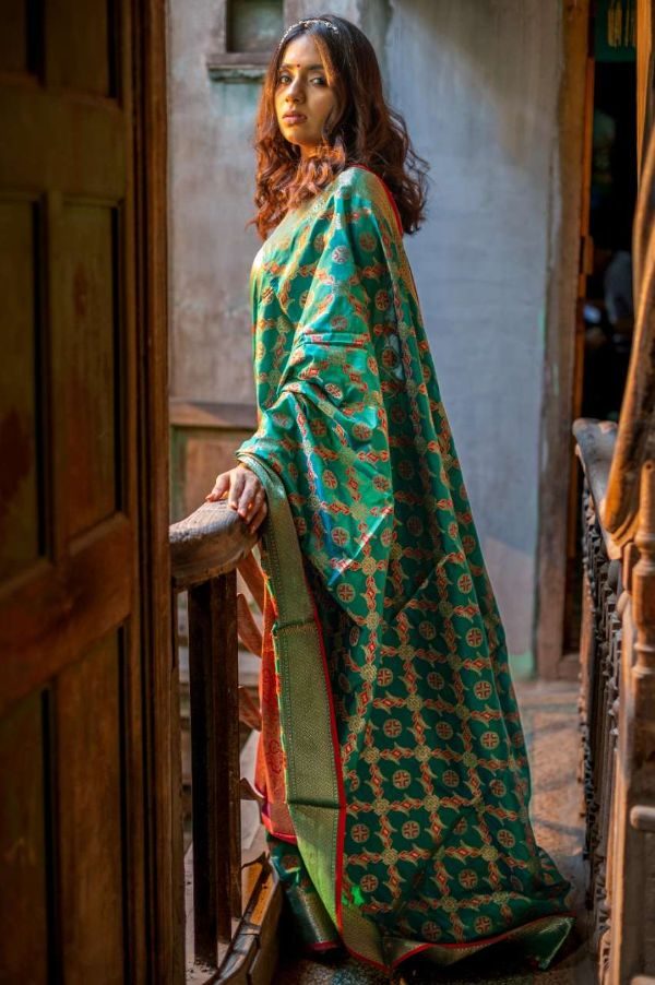 Rajpath Aahana Patola Silk Weaving Saree – Traditional Elegance from Surat