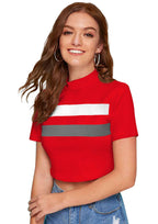 Trendy High-Neck Crop Top for Women – Casual & Stylish Everyday Wear