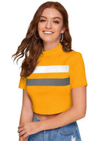 Trendy High-Neck Crop Top for Women – Casual & Stylish Everyday Wear