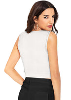Trendy Side-Tie Sleeveless Crop Top for Women | Casual & Party Wear