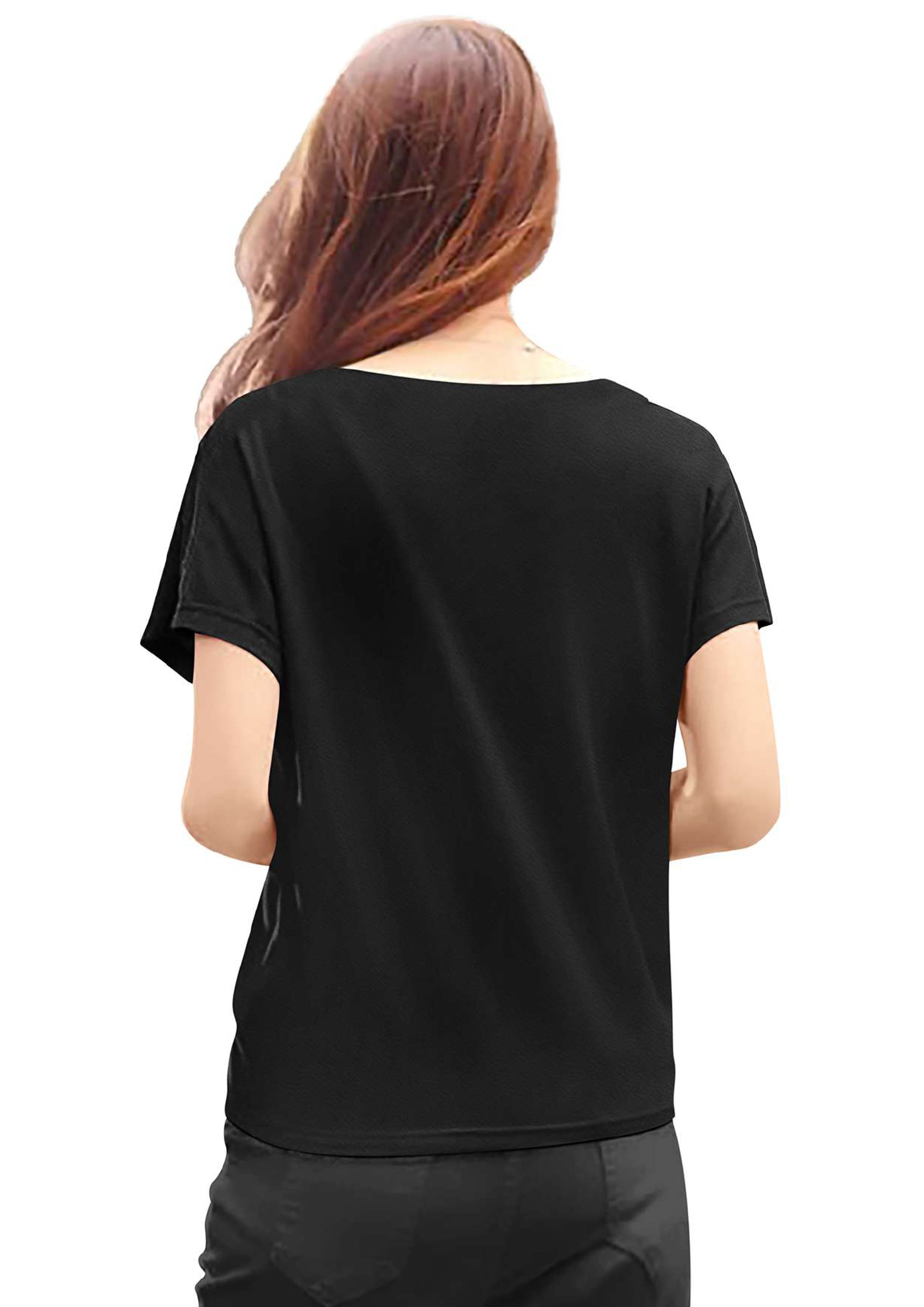 Trendy Dual Tone Panel T-Shirt for Women | Casual & Everyday Wear