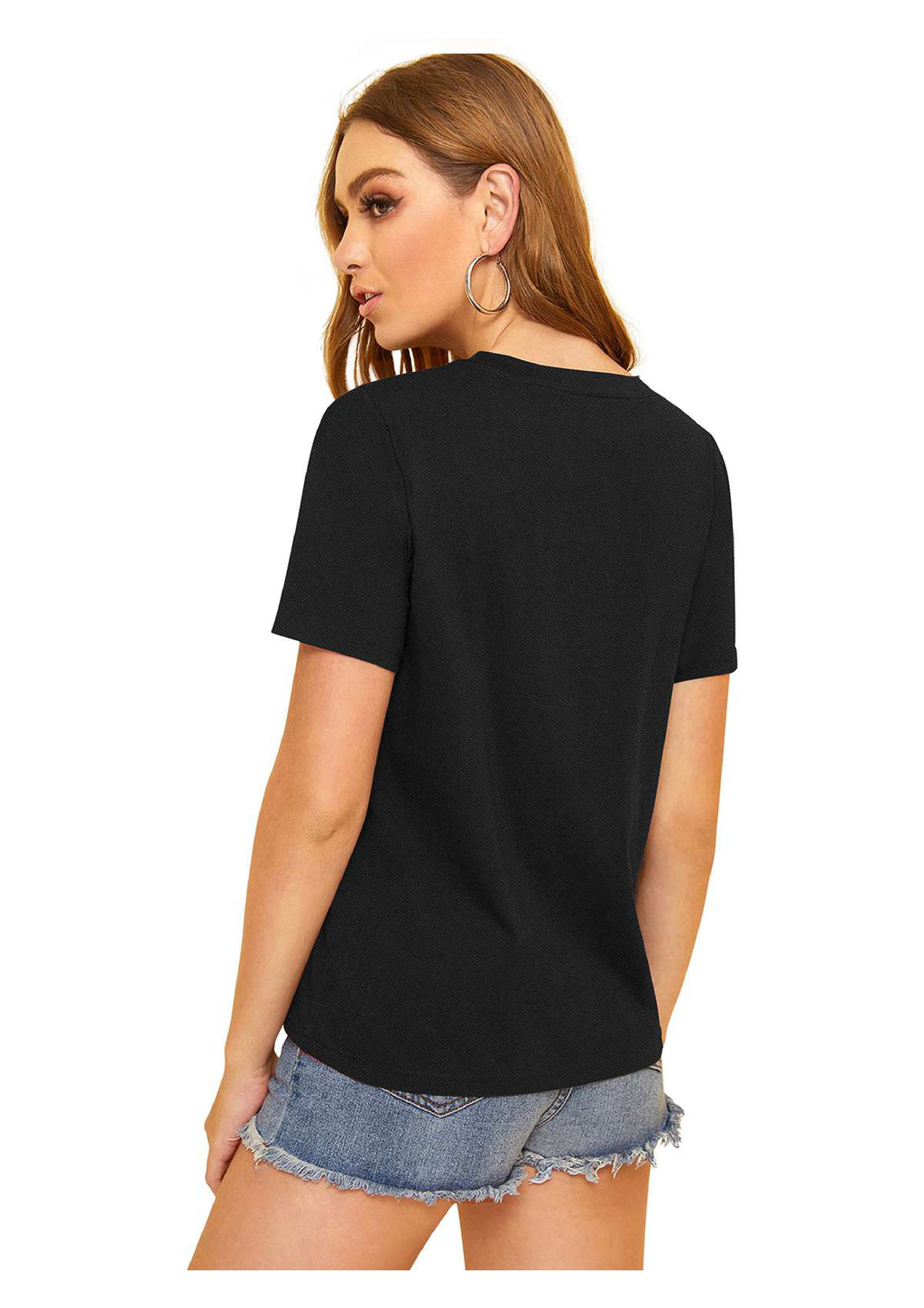 Polka Mesh Yoke Black Top for Women – Elegant & Trendy Western Wear