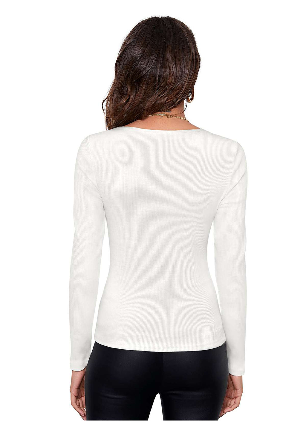 Divine Charm Ribbed Square-Neck Top – The Effortless Elegance Essential