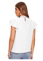 Eleganza Lace Illusion Floral Top