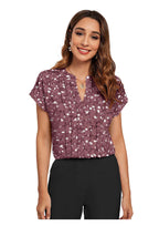 Floral Pleated Charm Top – Everyday Elegance with Effortless Comfort