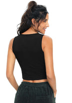 Chic Sleeveless Crop Top for Women – Trendy & Comfortable Everyday Wear