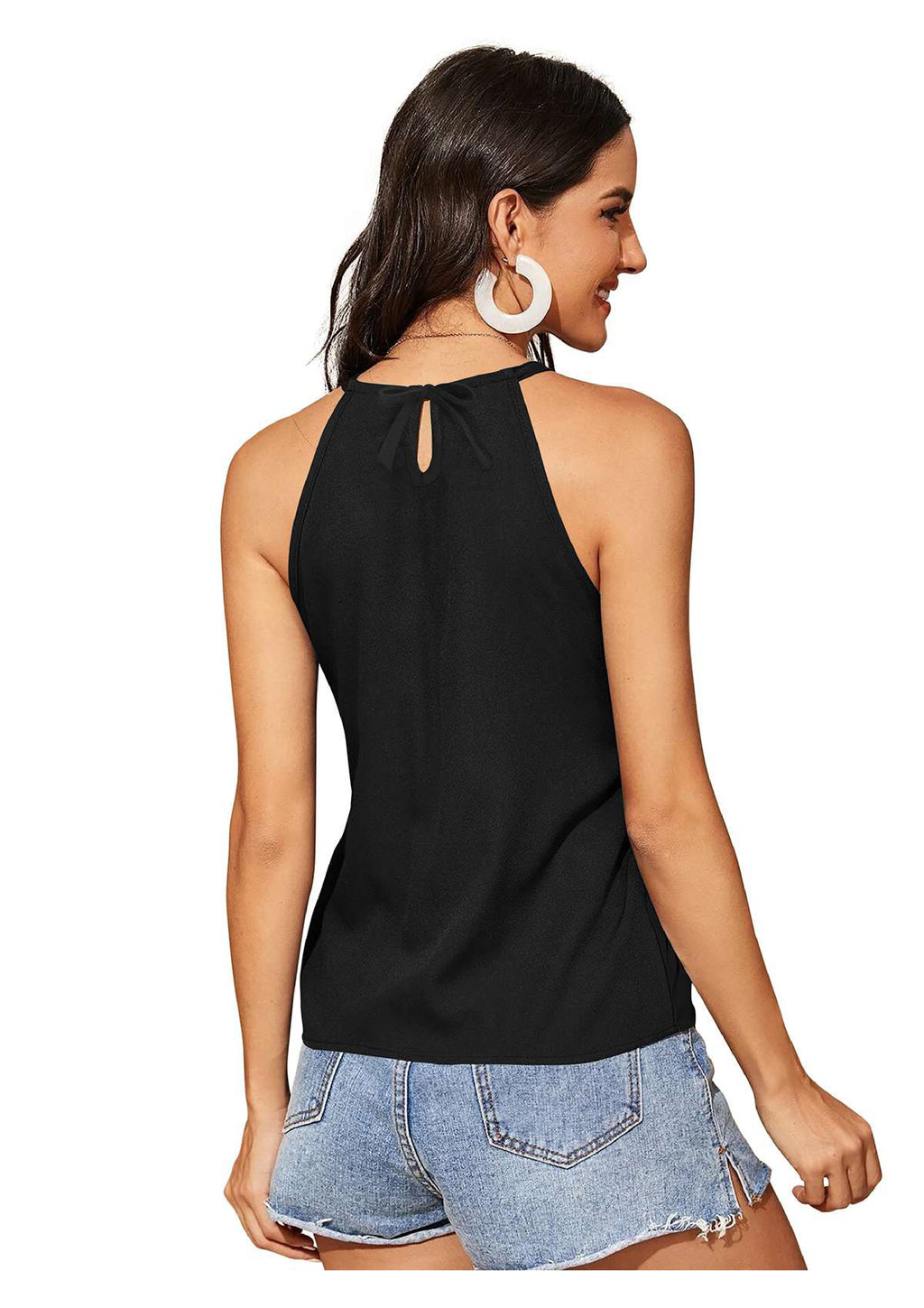 Tricolor Chic Halter Neck Top – Bold, Beautiful & Unstoppable