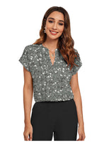Floral Pleated Charm Top – Everyday Elegance with Effortless Comfort