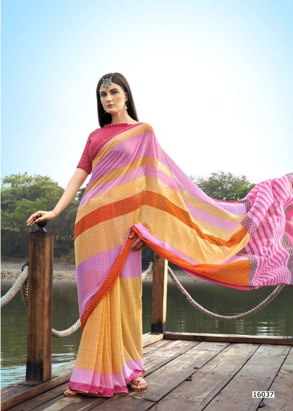 Saadgi by Vallabhi Prints – Best-Quality Printed Georgette Fancy Saree