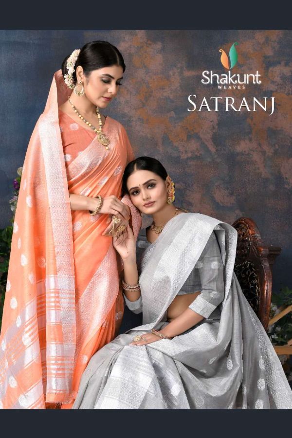 Satranj by Shakunt Cotton-Silk Fancy Saree – Fancy Elegance, Affordable Luxury