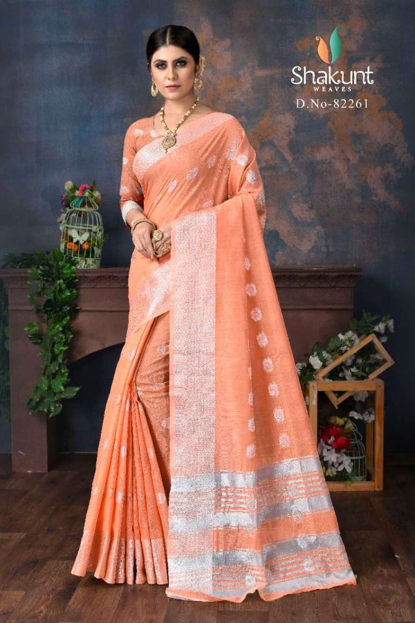 Satranj by Shakunt Cotton-Silk Fancy Saree – Fancy Elegance, Affordable Luxury