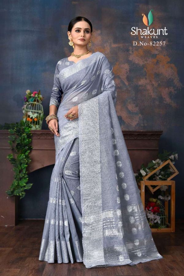 Satranj by Shakunt Cotton-Silk Fancy Saree – Fancy Elegance, Affordable Luxury