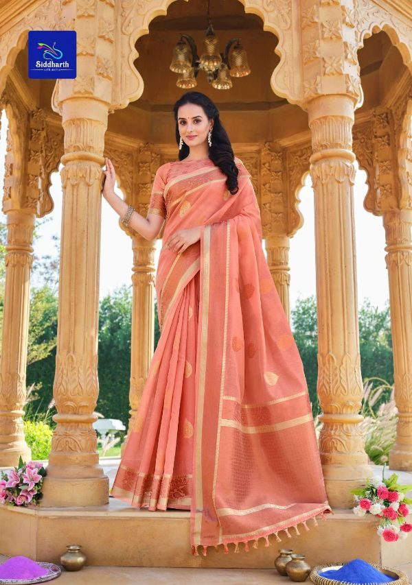 Siddharth Silk Marina Wholesale Saree – Premium Silk Elegance from Surat