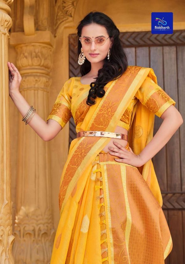 Siddharth Silk Marina Wholesale Saree – Premium Silk Elegance from Surat