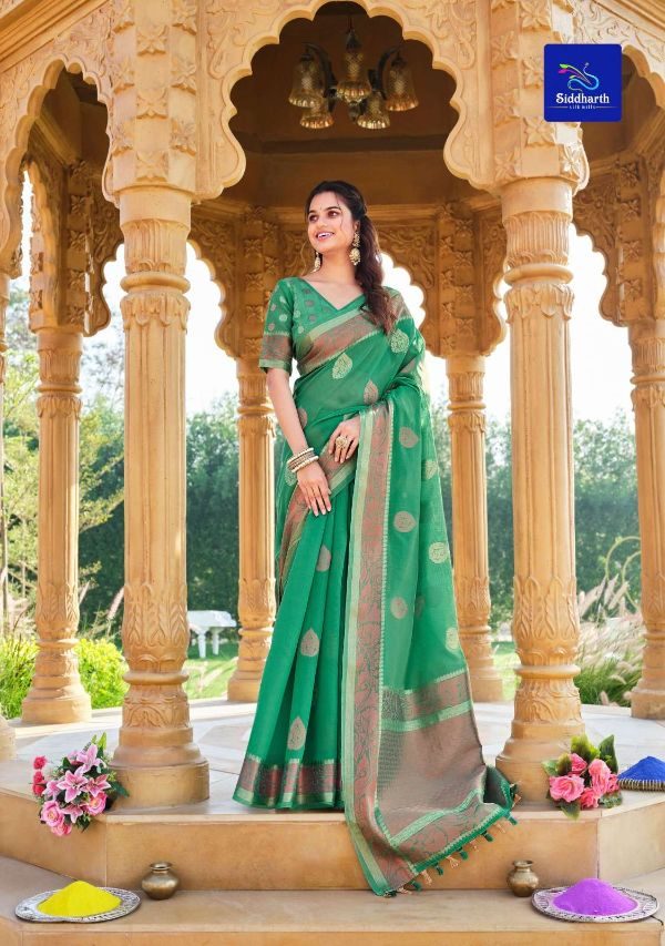 Siddharth Silk Marina Wholesale Saree – Premium Silk Elegance from Surat