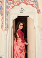 Swastik by Kashvi Georgette Printed Daily-Wear Saree – Everyday Elegance Range