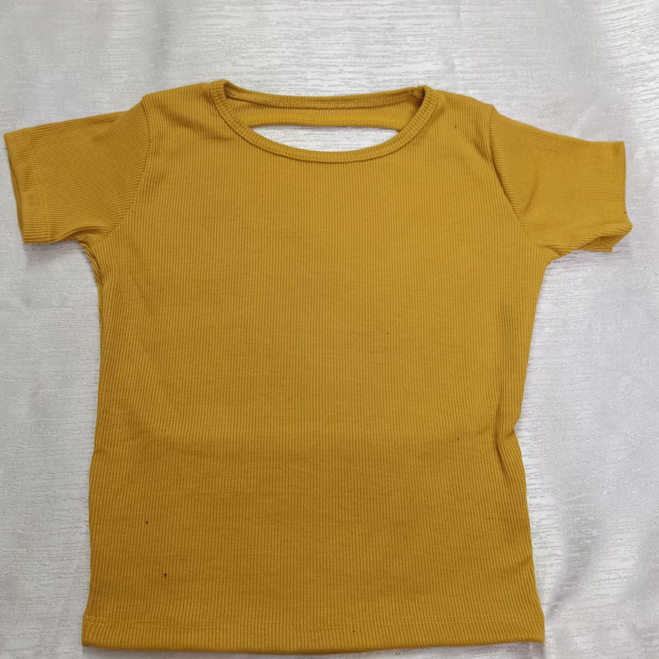 Women’s Trendy Ribbed Open Back Crop Top – Ultimate Confidence Edition