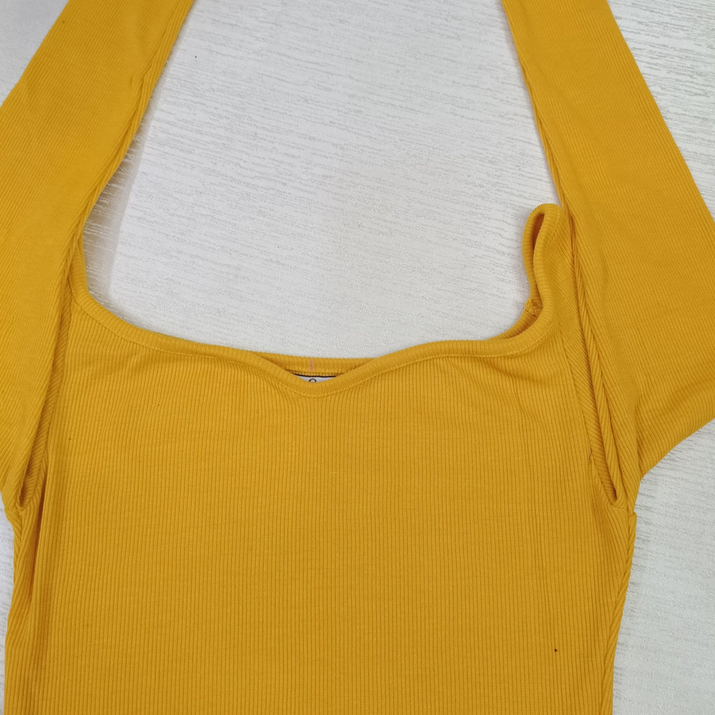 Off-Shoulder Ribbed Bodyfit Top