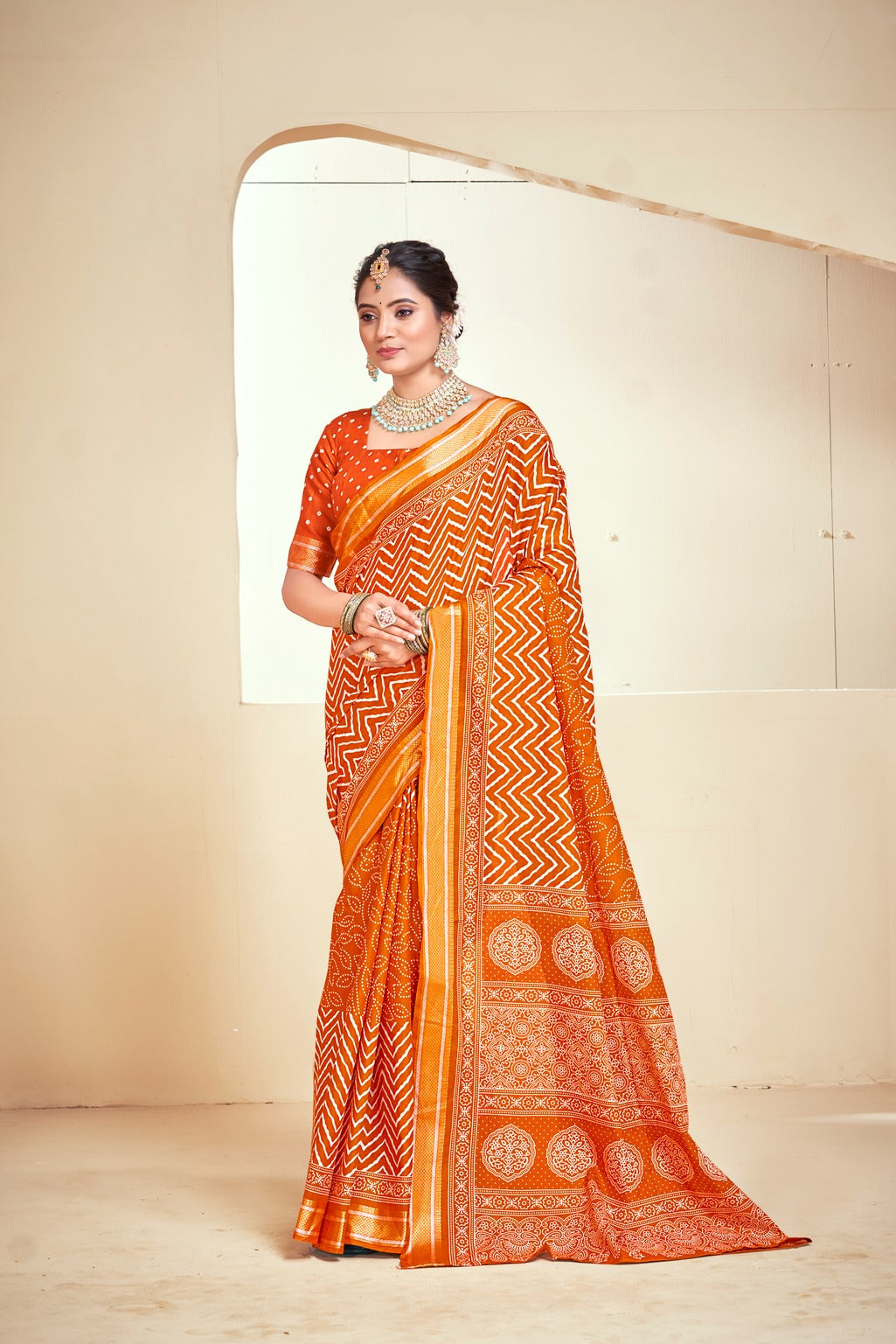 Pure Mal Mal Cotton Chatai Border Saree – Effortless Grace in Every Drape