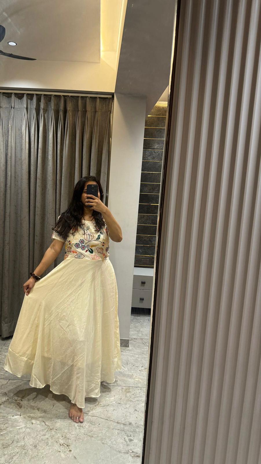 Premium Chinnon Silk Embroidered Anarkali – Celebration Special Edition