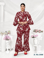 Premium Floral Rayon Co-Ord Set for Effortless Everyday Elegance
