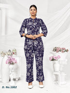 Premium Floral Rayon Co-Ord Set for Effortless Everyday Elegance