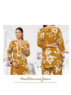 Premium Floral Rayon Co-Ord Set for Effortless Everyday Elegance