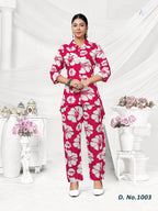 Premium Floral Rayon Co-Ord Set for Effortless Everyday Elegance