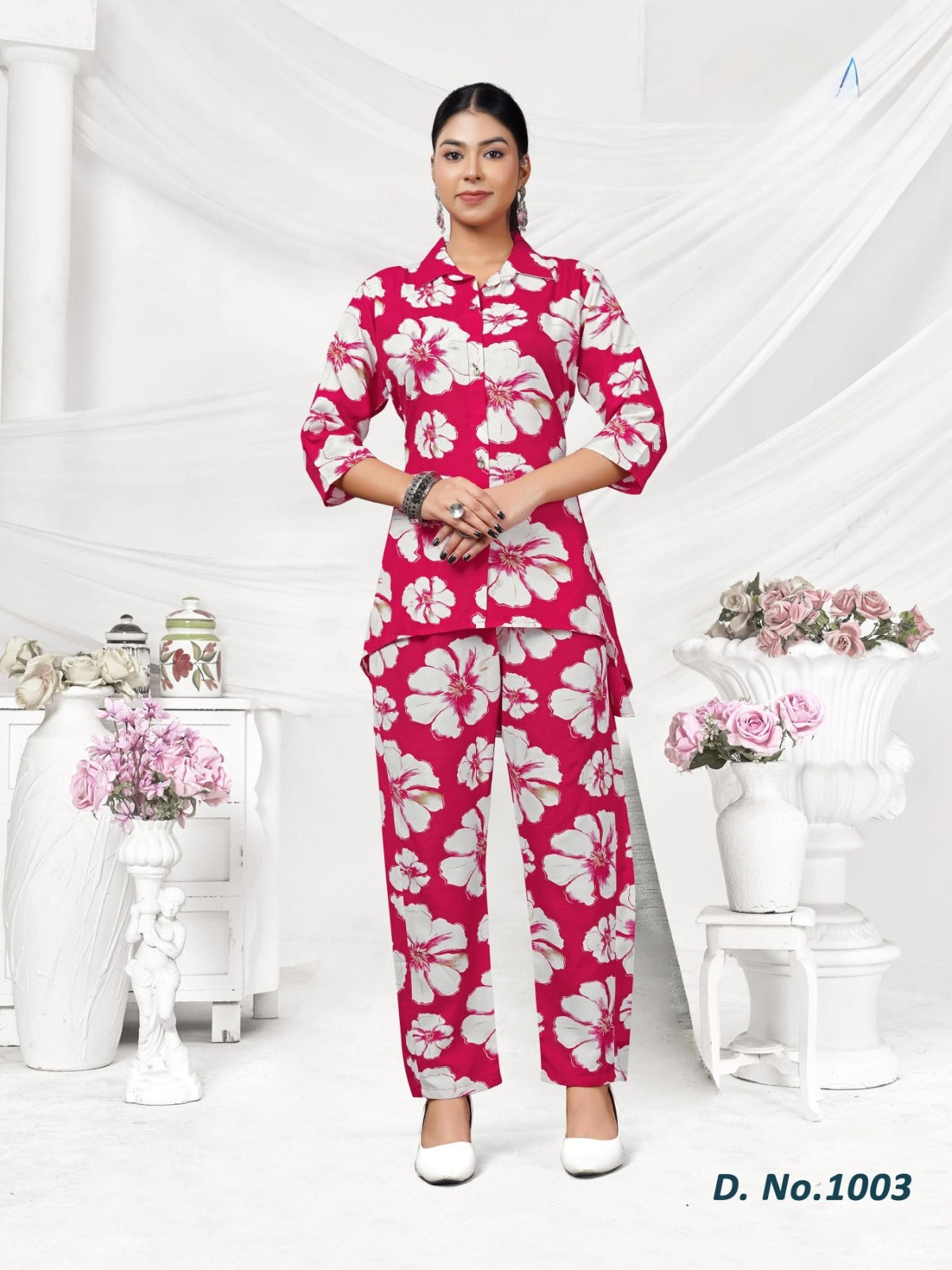 Premium Floral Rayon Co-Ord Set for Effortless Everyday Elegance