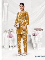 Premium Floral Rayon Co-Ord Set for Effortless Everyday Elegance