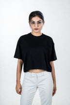 Trendy Oversized Cropped Tee for Everyday Comfort & Chic Style
