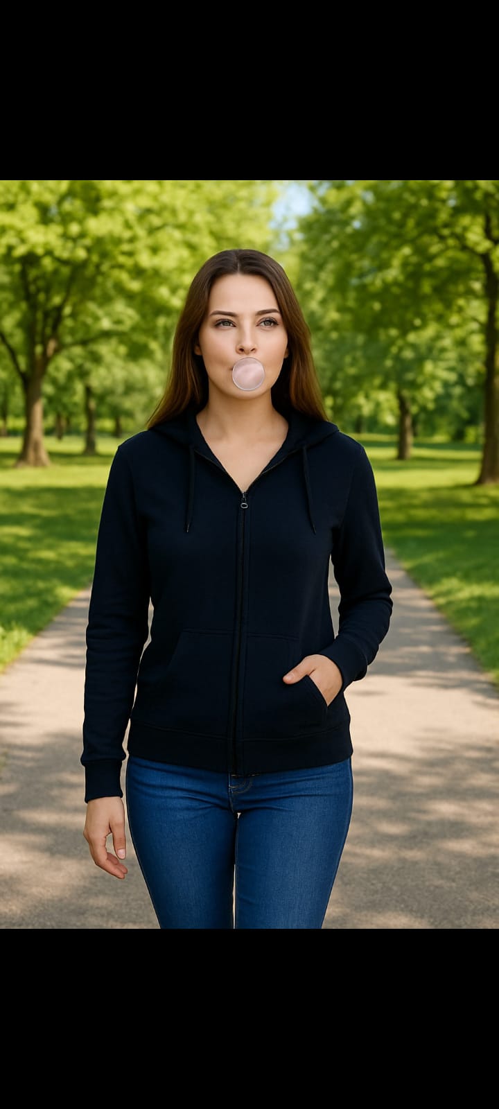 Women’s Premium Zip Hoodie – Everyday Comfort & Stylish Warmth
