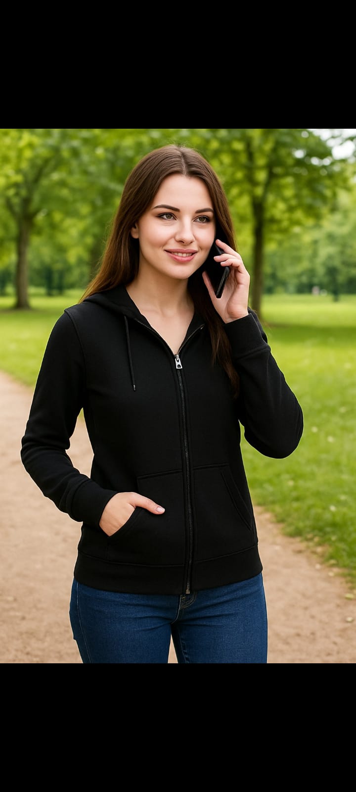 Women’s Premium Zip Hoodie – Everyday Comfort & Stylish Warmth