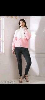 Women’s Ultra-Soft Woolen Winter Jacket – Plush, Warm & Stylish