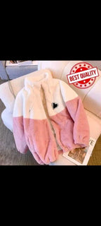 Women’s Ultra-Soft Woolen Winter Jacket – Plush, Warm & Stylish